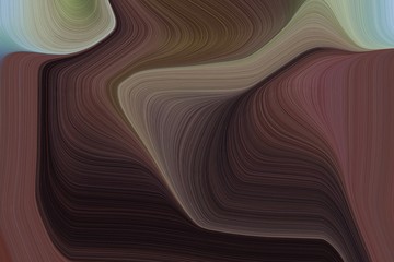 Poster - abstract artistic with contemporary waves design with old mauve, dark gray and gray gray color