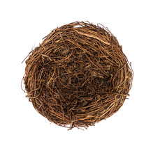 Bird's Nest, Easter Mood. Easter Symbol, A Natural Nest Of Branches.