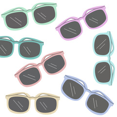 Glasses on a white background. illustration for design