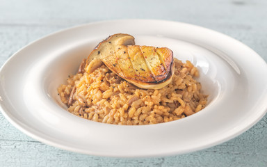 Wall Mural - Risotto with porcini mushrooms