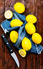 Wall Mural - lemons