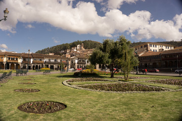 Wall Mural - Main Square of Cusco Peru