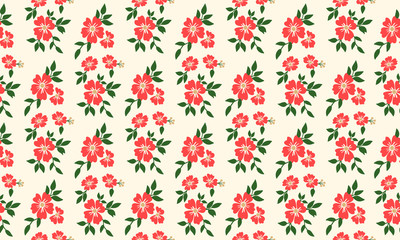 Wall Mural - Flower background for Romantic Christmas, with leaf and flower design concept.