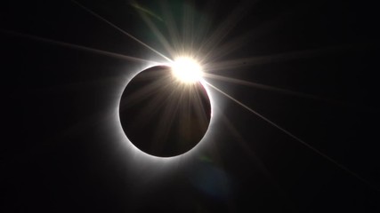 beautiful 4k footage of the great american eclipse in rexburg idaho.