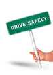 Drive safety concept. Secure driving,