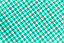 Classic Green Tablecloth Background 