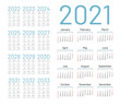 © tashechka - English calendar for years 2021-2033, week starts on Sunday