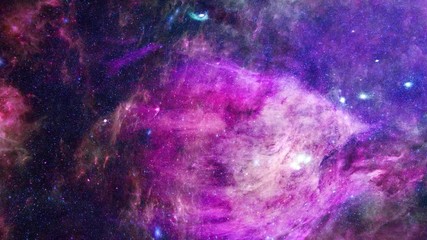 Wall Mural - Animation view to travelling across the universe in moving