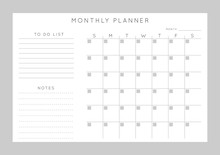 Planner Sheet Vector