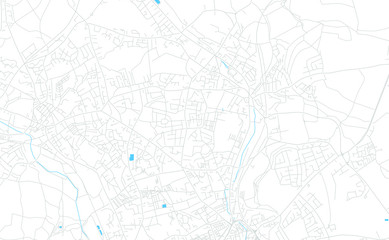  Batley, England bright vector map