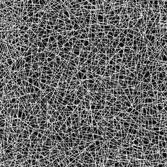 Fototapete - Seamless background pattern. Random lines on black background. Vector image.