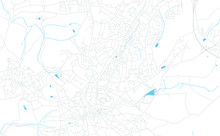 Royal Tunbridge Wells, England Bright Vector Map