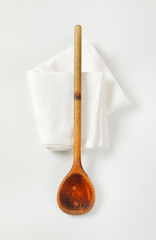 Poster - Old wooden stirring spoon