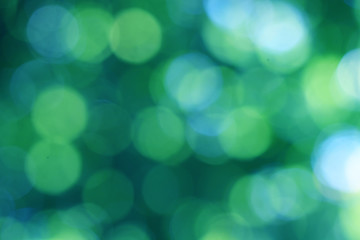 Sticker - green bokeh abstract background