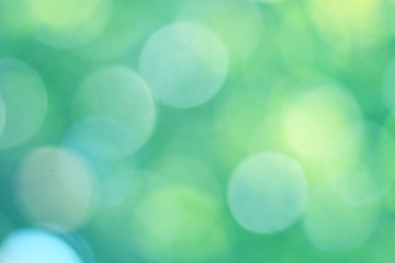 Sticker - green bokeh abstract light background