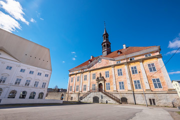 Wall Mural - Town Hall Square. Narva, Estonia, EU