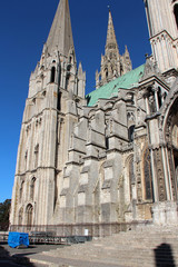 Wall Mural - notre-dame cathedral in chartres (france)