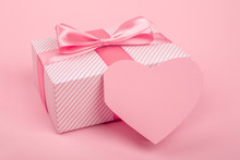 Valentine Day Gift And Heart Card