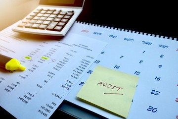 Account, Finance, Internal and External Auditor of the company must be examined serious. If find an error, used a color pen marker for edit before to public announce of financial statement in deadline