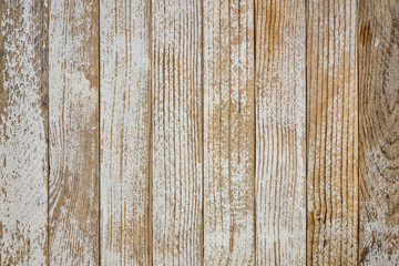 Sticker - grunge white painted wood