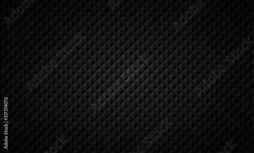 Angle shapes texture Black background. Vector illustration