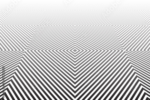 Abstract geometric pattern. Diminishing perspective.