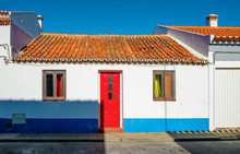 Beautiful White And Blue Houses In Traditional Portuguese Design 