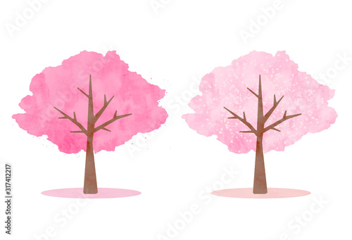 水彩調の美しい桜の木 春のイラスト イラストレーション 挿絵 Vector De Stock Adobe Stock 水彩調の美しい桜の木 春のイラスト イラストレーション 挿絵 Vector De Stock Adobe Stock