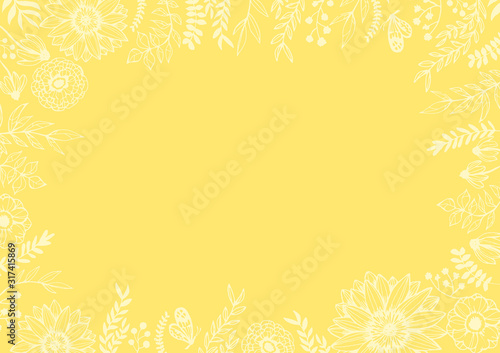 アンティークカラー レトロな花柄の背景素材 手書きイラスト 結婚式招待状 サロンdm イエロー Stock Illustration Adobe Stock アンティークカラー レトロな花柄の背景素材 手書きイラスト 結婚式招待状 サロンdm イエロー Stock Illustration Adobe Stock
