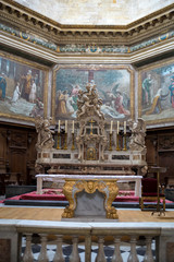 Wall Mural -  Interior of Eglise Notre Dame, Bordeaux, Gironde department, France