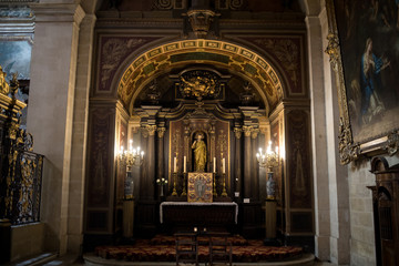 Wall Mural - Interior of Eglise Notre Dame, Bordeaux, Gironde department, France