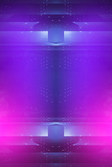 Ultraviolet abstract light. Light element, light line. Violet and pink gradient. Modern background, neon light. Empty stage, spotlights, neon. Abstract futuristic neon background.