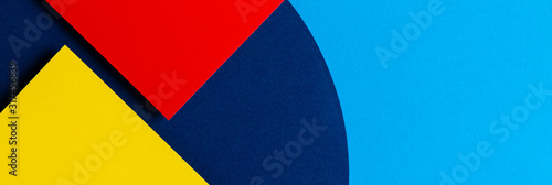 Dekoracja na wymiar  streszczenie-kolorowego-papieru-tekstury-tla-minimalne-geometryczne-ksztalty-i-linie-w-kolorze-jasnoniebieskim