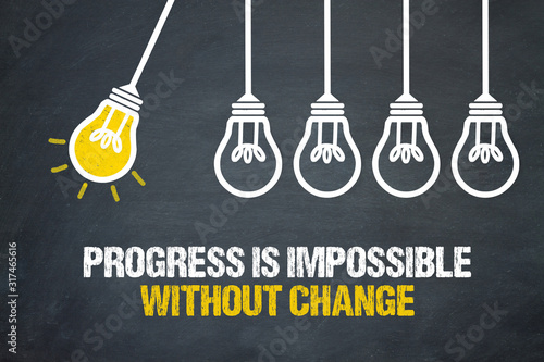 Cuadros en Lienzo Progress is impossible without change