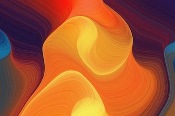 Poster - abstract liquid lines and waves wallpaper design with very dark violet, bronze and pastel orange colors. art for sale. good wallpaper or canvas design