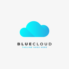 Wall Mural - Cloud logo design. Vector illustration