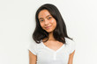 © Asier - Young chinese woman posing on a white background