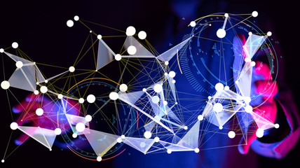 Software, web development, programming concept. Abstract Programming