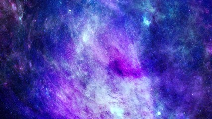 Wall Mural - Animation view to travelling across the universe in moving