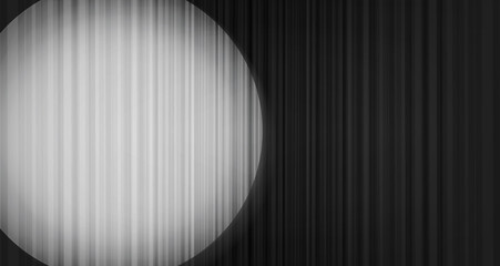 Vector black curtain background with Blur Stage light,modern style.