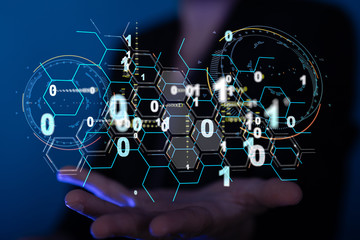 software, web development, programming concept. abstract programming