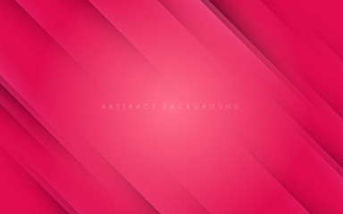 Wall Mural - modern abstract pink background diagonal papercut decoration