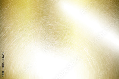 Fotografía gold metal scratched steel brushed texture