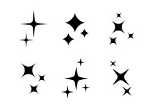 Star Sparkles Icons Set