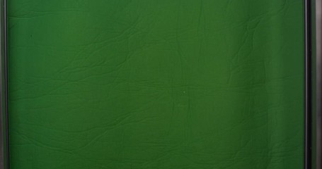 The video of the elevator with a green screen background