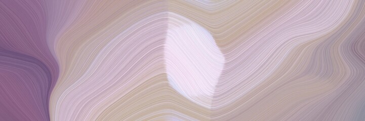 Poster - moving header with pastel purple, antique fuchsia and lavender colors. dynamic curved lines with fluid flowing waves and curves