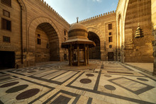 The Inner Courtyard Of Qalawun In Cairo, Egypt