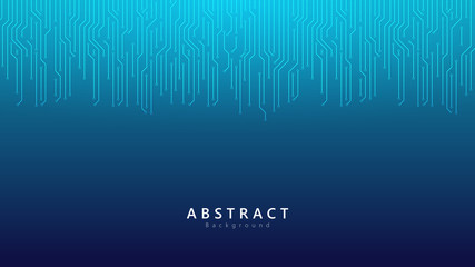 Wall Mural - light blue circuit connection abstract technology vector background,simple clean technology business