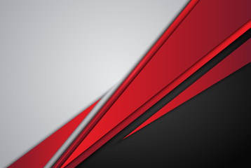 Abstract Corporate red black grey contrast background. Vector illustration EPS10