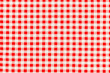 texture of checkered picnic blanket